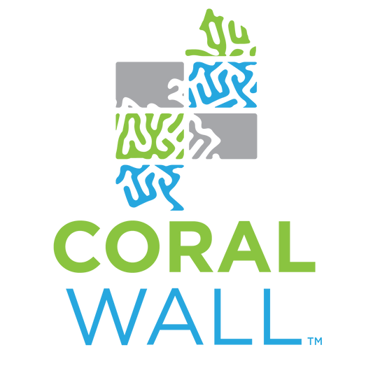 CoralWall Triple Post - glass mount